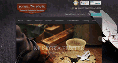 Desktop Screenshot of muskokapewter.com